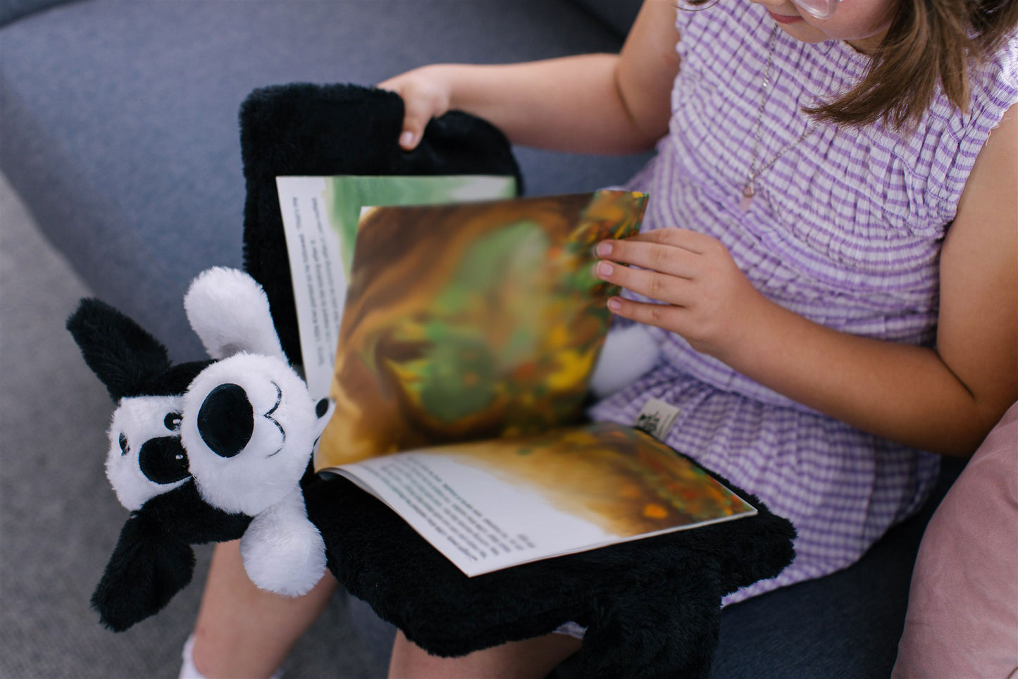 Monty the Rescue Dog - Portable Reading Buddy