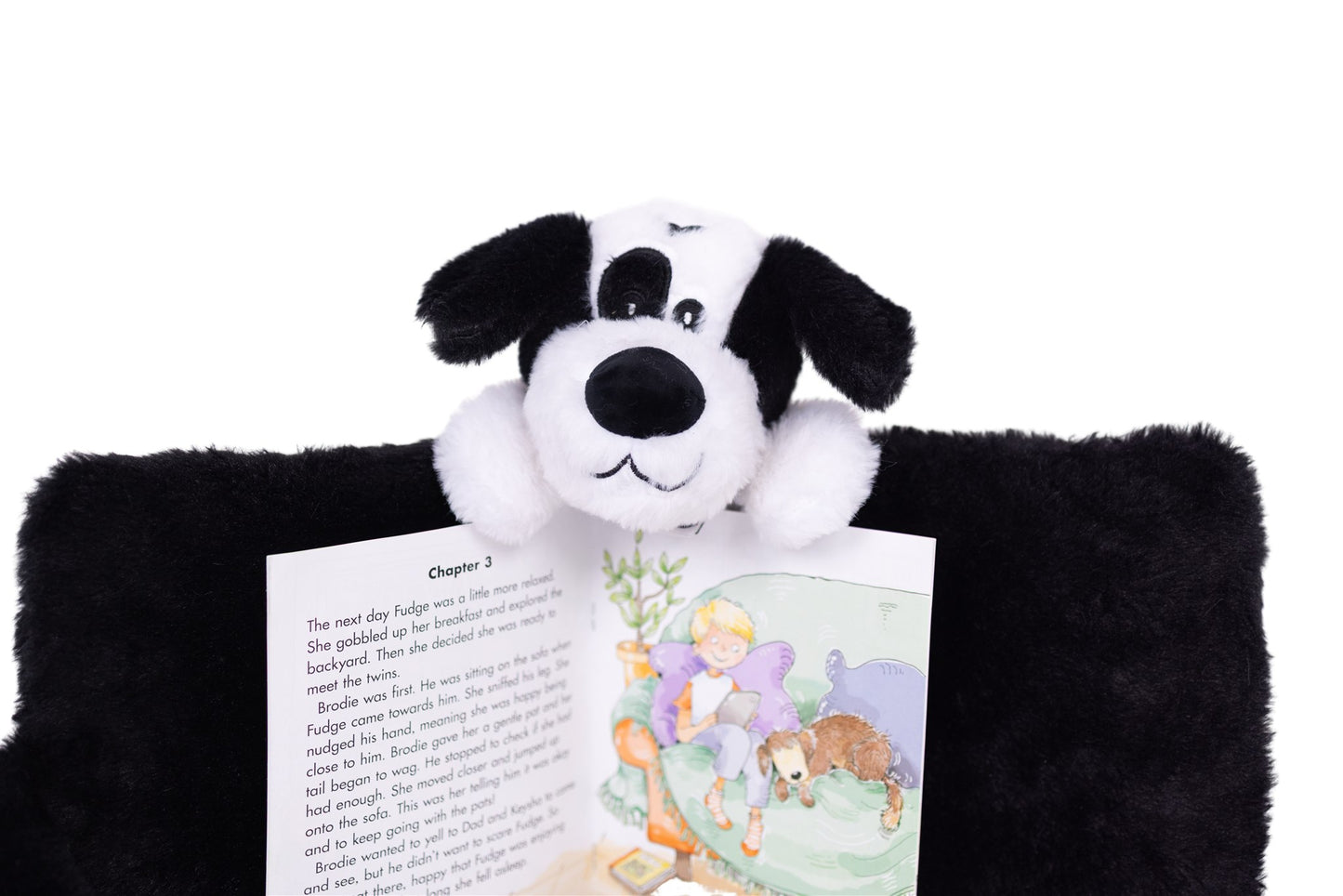 Monty the Rescue Dog - Portable Reading Buddy